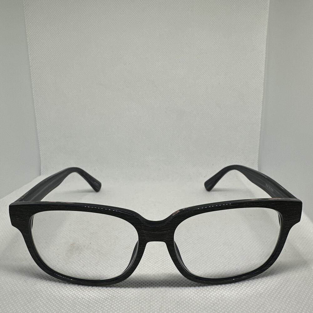 Zenni Optical Blue Light Blocking Computer Glasses Wood Grain Clear Lens Unisex